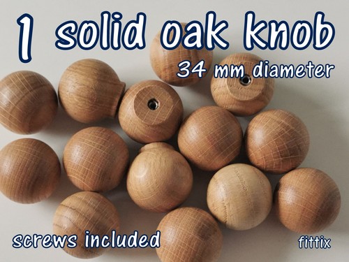 Wooden knob handle kitchen - handle,