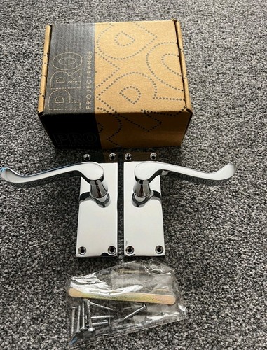 Door handles polished chrome - door,
