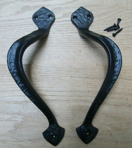 Pair cast iron door - pair, pull
