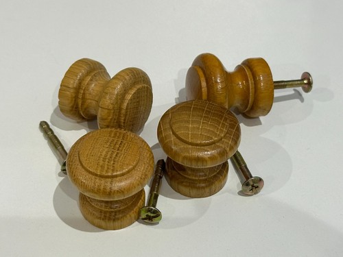 Solid oak door knobs - solid, handles