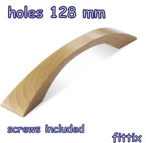 Oak wood handle kitchen - x,